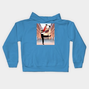 Couple Dancing Romantic Dance Kids Hoodie